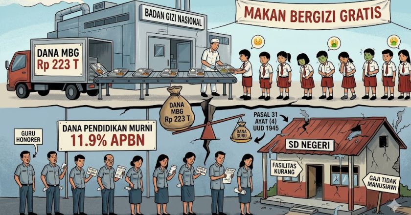Makan Bergizi Gratis Mengubur Kesejahteraan Guru Honorer